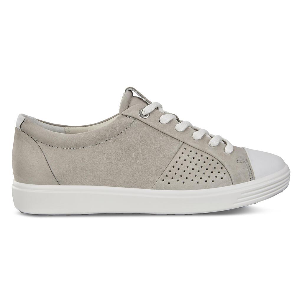 Ecco Soft 7 Womens Sneakers White Outlet - India LJA-835916